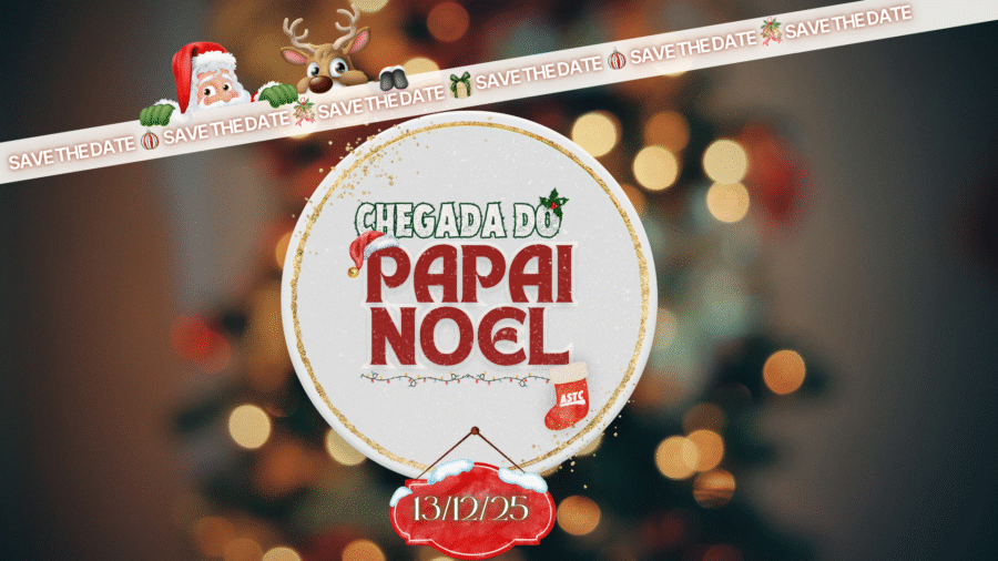Save the date: Chegada do Papai Noel na ASTC