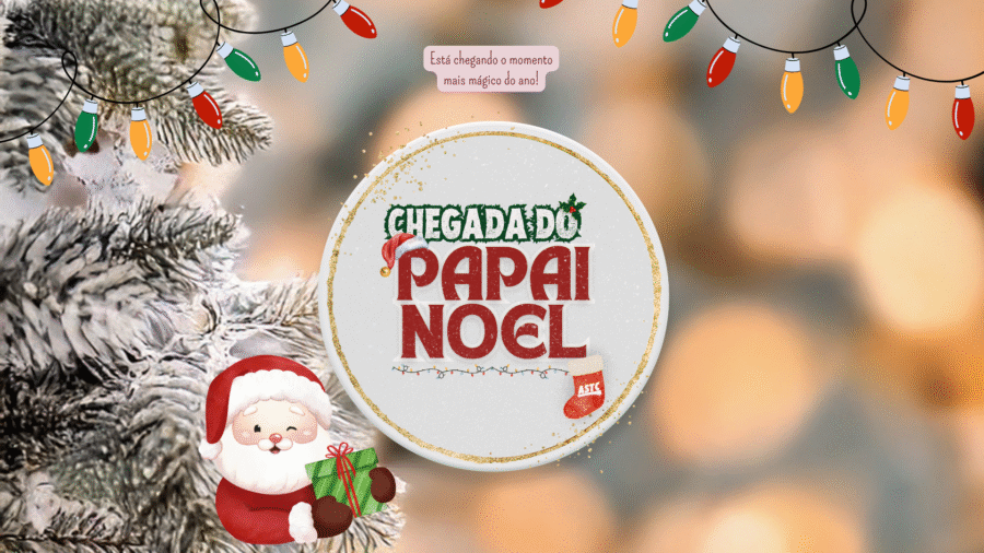 Saiba tudo sobre a Chegada do Papai Noel na ASTC